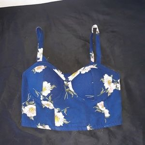 Floral crop top